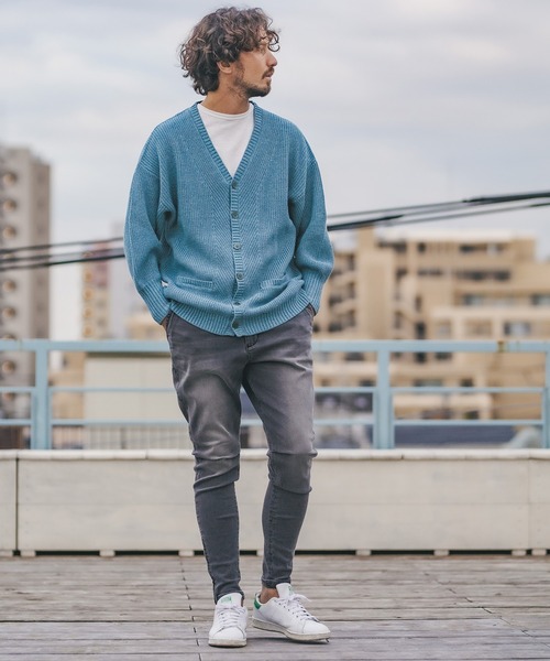 CAMBIO（カンビオ）の「mcg2782-Middle Gauge Cotton Loose Cardigan