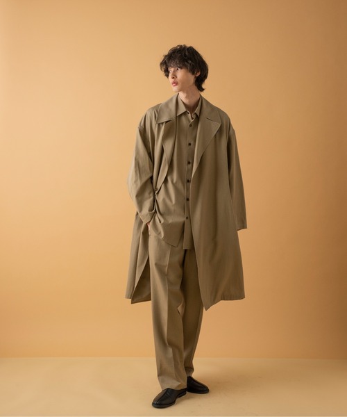 ADAM ET ROPE'（アダムエロペ）の「ウール ストレート スラックス（スラックス・メンズ・グレー/ベージュ・S/M/L）」の11枚目の写真