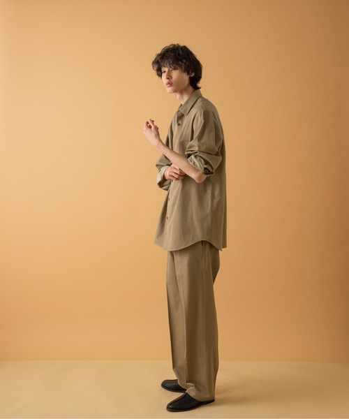 ADAM ET ROPE'（アダムエロペ）の「ウール ストレート スラックス（スラックス・メンズ・グレー/ベージュ・S/M/L）」の12枚目の写真