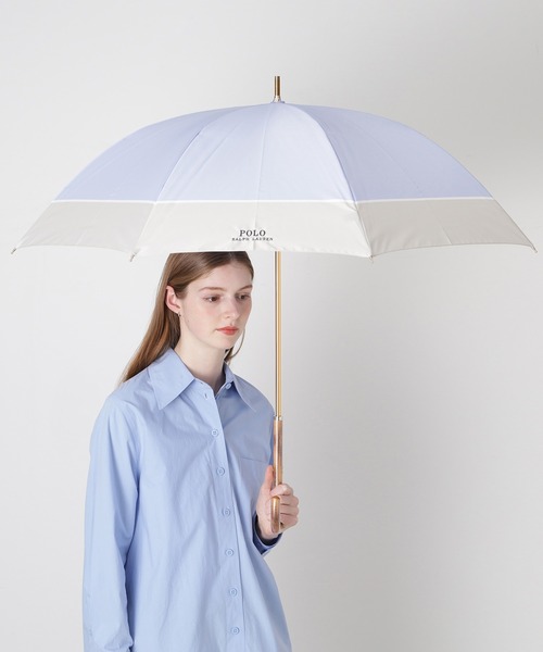 POLO RALPH LAUREN(ポロ ラルフ ローレン)の「長傘 雨傘 "バイカラー ロゴ刺繍"(長傘・レディース・レッド/ネイビー/ベージュ/ラベンダー/オフホワイト/サックスブルー/ワインレッド/ダークブルー・FREE)」の15枚目の写真