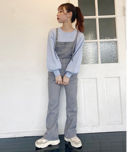 one after another NICE CLAUP(ワンアフターアナザーナイスクラップ)の「【ZOZO限定】春のにじいろニット(ニット/セーター・レディース・オフホワイト/サックスブルー/オレンジ/グリーン/アイボリー/ライトイエロー/ライトピンク・FREE)」の18枚目の写真