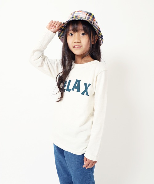 Lee（リー）の「Lee/リー　キッズ　マドラスチェックバケットハット（ハット・キッズ・ホワイト/ピンク/イエロー・54cm）」の7枚目の写真