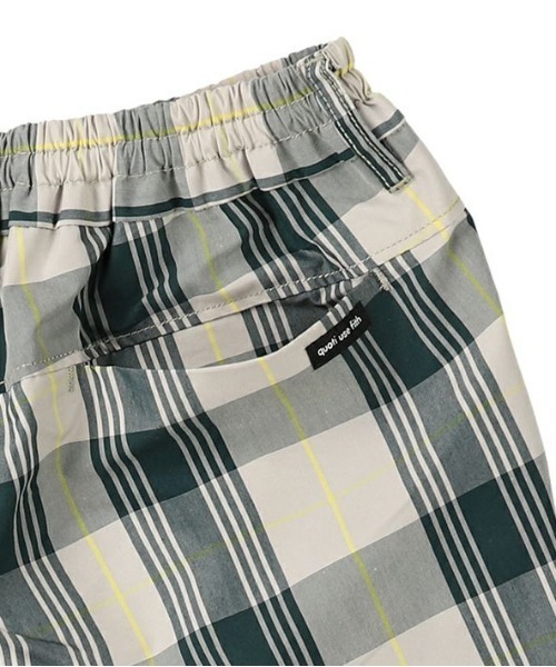 quoti use fith（クゥオティ　ユース　フィス）の「T/Cチェック タック ロングパンツ（その他パンツ・キッズ・グリーン/ブラウン・100/130/90/80/110/120）」の12枚目の写真