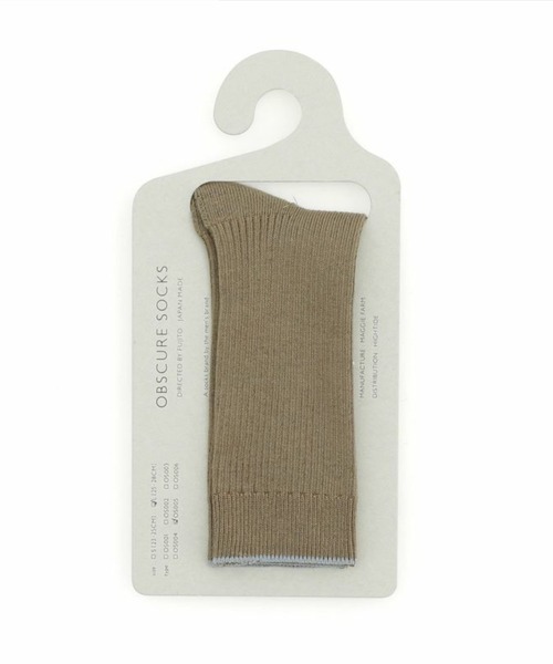 OBSCURE SOCKS(オブスキュア ソックス)の「OBSCURE SOCKS オブスキュアソックス SASA Men’s ササ メンズ(ソックス/靴下・メンズ・レッド/ダークベージュ/マスタード/ネイビー・FREE)」の12枚目の写真