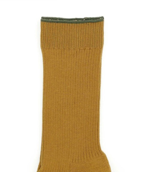 OBSCURE SOCKS(オブスキュア ソックス)の「OBSCURE SOCKS オブスキュアソックス SASA Men’s ササ メンズ(ソックス/靴下・メンズ・レッド/ダークベージュ/マスタード/ネイビー・FREE)」の9枚目の写真