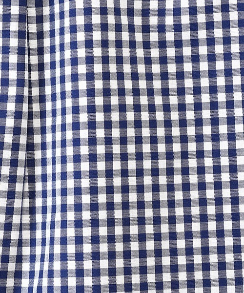 COMME CA ISM(コムサイズム)の「ギンガムチェック シャツ(シャツ/ブラウス・キッズ・ネイビー・110cm/120cm/130cm)」の3枚目の写真