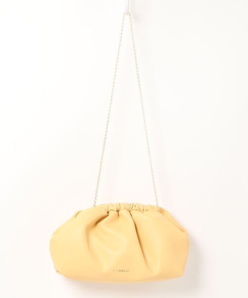 FIORELLI（フィオレッリ）の「【FIORELLI/フィオレッリ】ギャザークラッチバッグ（トートバッグ・レディース・イエロー/オレンジ・FREE）」の9枚目の写真