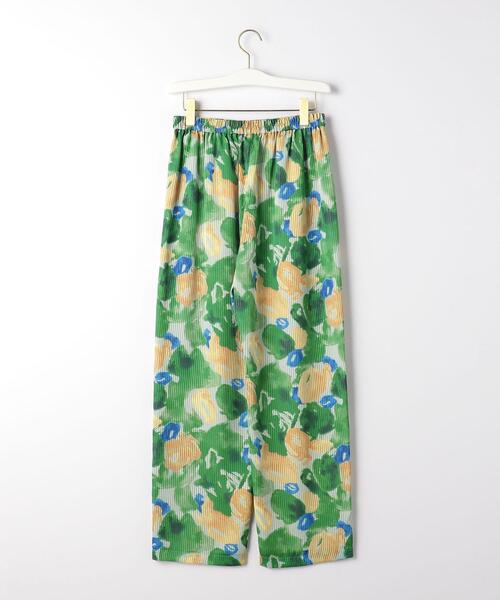 BRACTMENT（ブラクトメント）の「『BRACTMENT(ブラクトメント)』 BM プリント イージーパンツ（その他パンツ・レディース・ダークブラウン/ケリー・38/36）」の9枚目の写真