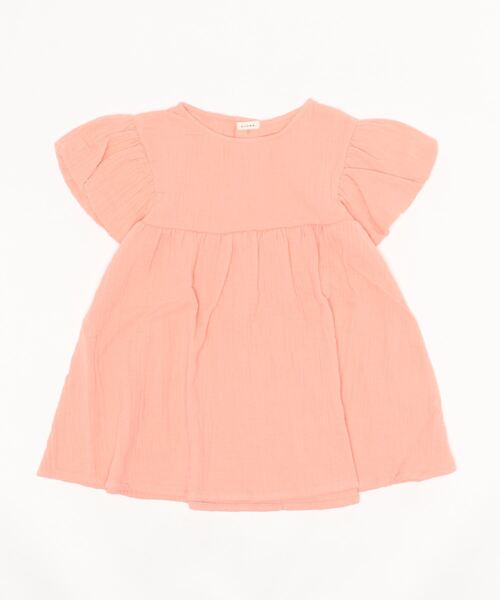 StompStamp（ストンプスタンプ）の「KIDSダブルガーゼワンピース【AJUGA.original】（ワンピース・キッズ・サックスブルー/ピンク・80ｃｍ/90cm/110cm/100cm/120cm/130cm）」の7枚目の写真