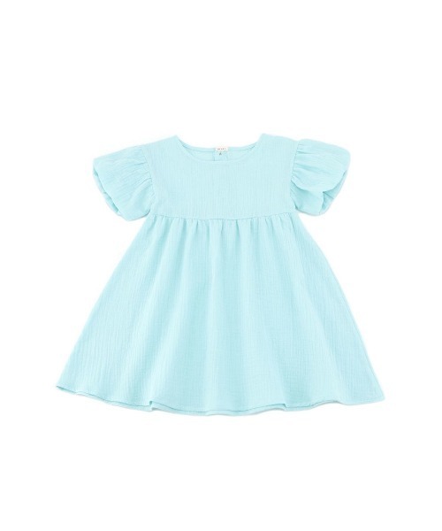 StompStamp（ストンプスタンプ）の「KIDSダブルガーゼワンピース【AJUGA.original】（ワンピース・キッズ・サックスブルー/ピンク・80ｃｍ/90cm/110cm/100cm/120cm/130cm）」の12枚目の写真