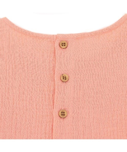 StompStamp（ストンプスタンプ）の「KIDSダブルガーゼワンピース【AJUGA.original】（ワンピース・キッズ・サックスブルー/ピンク・80ｃｍ/90cm/110cm/100cm/120cm/130cm）」の10枚目の写真