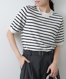 Pierrot | シルクタッチウォッシャブル半袖ニット(ニット/セーター)