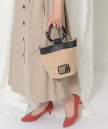 RODE SKO | MIES 異素材バケツバッグ∴(ハンドバッグ)