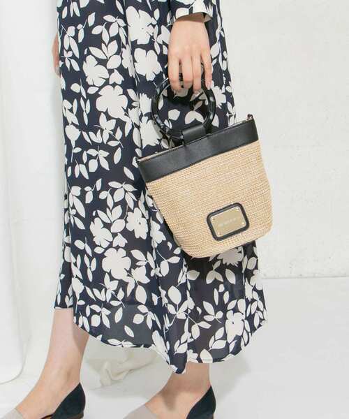 RODE SKO（ロデスコ）の「MIES 異素材バケツバッグ∴（ハンドバッグ・レディース・ブラック・ONE）」の6枚目の写真