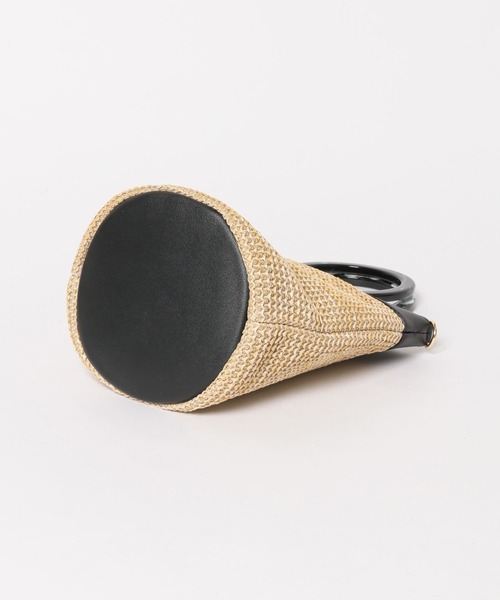 RODE SKO（ロデスコ）の「MIES 異素材バケツバッグ∴（ハンドバッグ・レディース・ブラック・ONE）」の19枚目の写真