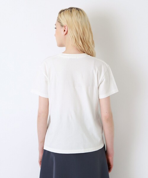 LOVELESS（ラブレス）の「シアー メッセージ T（Tシャツ/カットソー・レディース・オフホワイト/ブラック・36/34/38）」の12枚目の写真