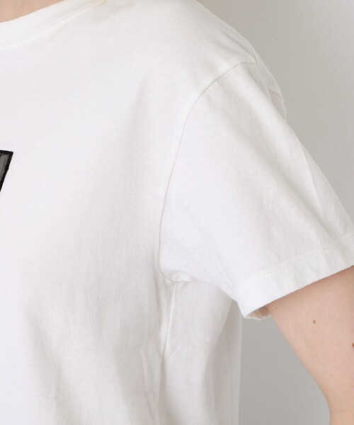 LOVELESS（ラブレス）の「シアー メッセージ T（Tシャツ/カットソー・レディース・オフホワイト/ブラック・36/34/38）」の9枚目の写真