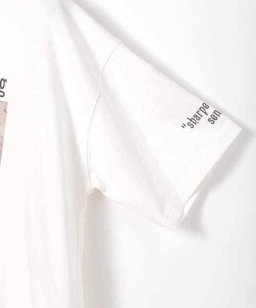 PBLIM（ページボーイリム）の「【PAGEBOYLIM】マーブルペイントT（Tシャツ/カットソー・レディース・ベージュ/オフホワイト・MEDIUM/LARGE）」の19枚目の写真