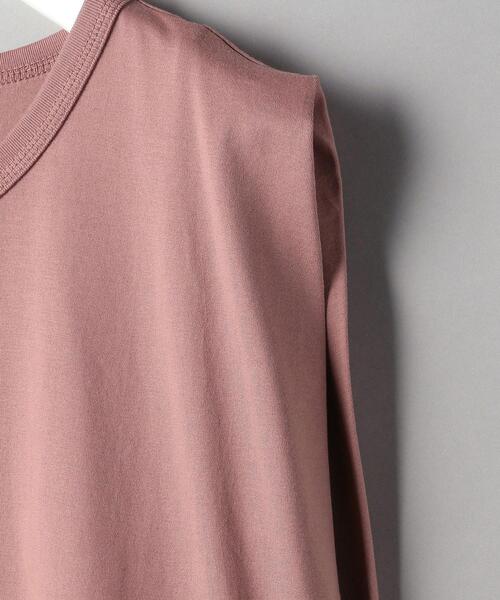 BEAUTY&YOUTH UNITED ARROWS(ビューティーアンドユースユナイテッドアローズ)の「BY コットン天竺タックショルダーノースリーブカットソー(Tシャツ/カットソー・レディース・ホワイト/ブラック/グレー/ピンク・FREE)」の19枚目の写真