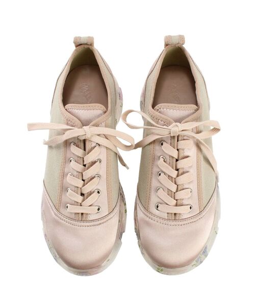 merry jenny(メリージェニー)の「floral sneaker(スニーカー・レディース・ブラック/アイボリー/ピンク・MEDIUM/LARGE)」の13枚目の写真