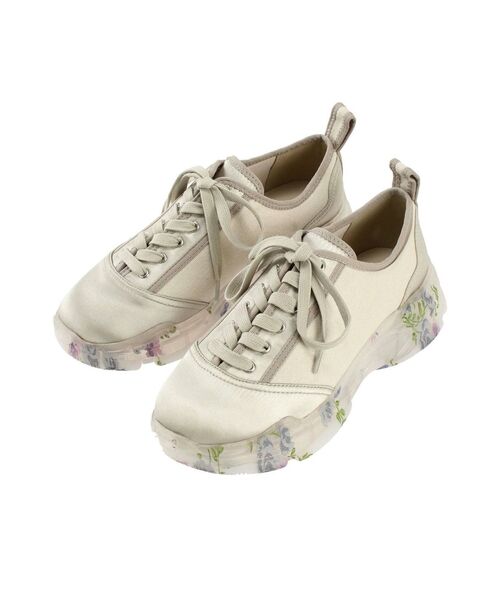 merry jenny(メリージェニー)の「floral sneaker(スニーカー・レディース・ブラック/アイボリー/ピンク・MEDIUM/LARGE)」の22枚目の写真