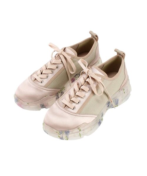 merry jenny(メリージェニー)の「floral sneaker(スニーカー・レディース・ブラック/アイボリー/ピンク・MEDIUM/LARGE)」の20枚目の写真