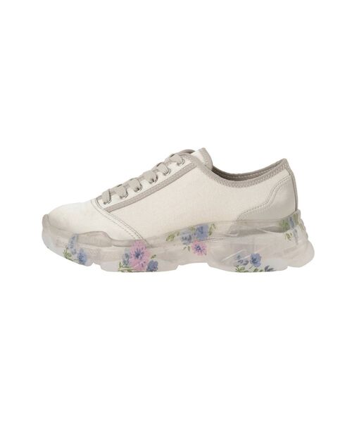 merry jenny(メリージェニー)の「floral sneaker(スニーカー・レディース・ブラック/アイボリー/ピンク・MEDIUM/LARGE)」の14枚目の写真