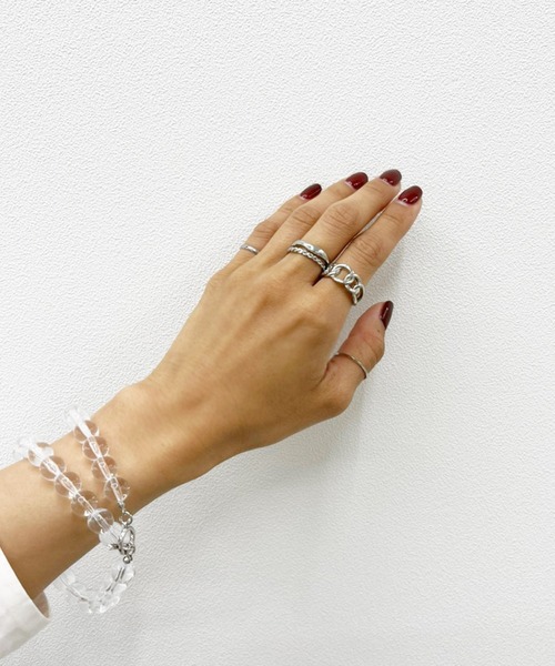 kutir（クティール）の「5セットデザインリング（リング・レディース・シルバー/ゴールド・FREE）」の6枚目の写真