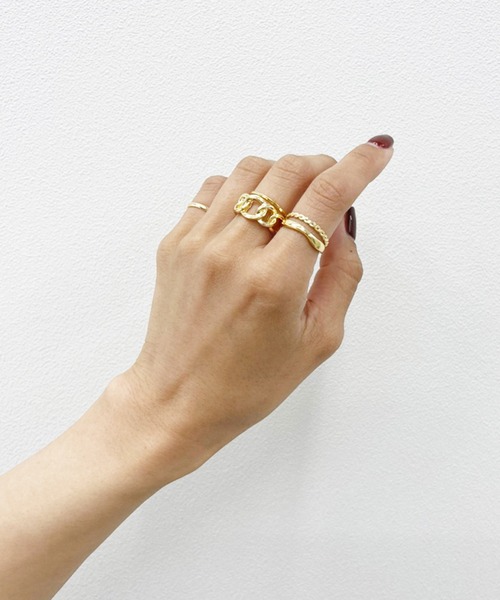 kutir（クティール）の「5セットデザインリング（リング・レディース・シルバー/ゴールド・FREE）」の8枚目の写真