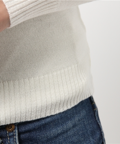 WEGO（ウィゴー）の「WEGO/フリルニット（ニット/セーター・レディース・オフホワイト/ライトグレー/サックスブルー/ライトイエロー・FREE）」の14枚目の写真