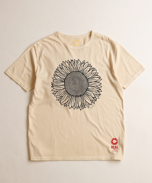 Cloveru(クローバル)の「【CLOVERU/クローバル】FLOWER Tシャツ(Tシャツ/カットソー・メンズ・ナチュラル・X-LARGE/XX-LARGE)」の4枚目の写真