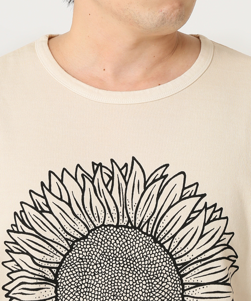 Cloveru(クローバル)の「【CLOVERU/クローバル】FLOWER Tシャツ(Tシャツ/カットソー・メンズ・ナチュラル・X-LARGE/XX-LARGE)」の15枚目の写真