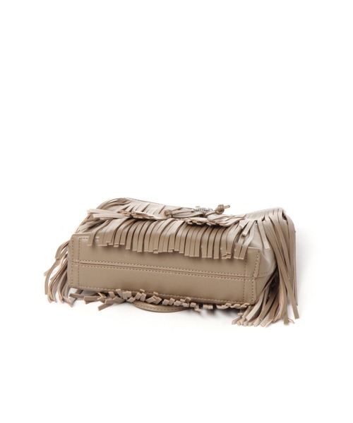 BAYFLOW(ベイフロー)の「フリンジショルダーバッグ(ショルダーバッグ・レディース・オフホワイト/モカ/クリアブルー・FREE)」の8枚目の写真