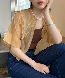 AS KNOW AS PINKY | セーラー見せてシアーブラウス(シャツ/ブラウス)