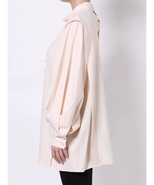 LAGUNAMOON（ラグナムーン）の「ショルダータックボリュームスリーブブラウス（シャツ/ブラウス・レディース・アイボリー/グリーン系その他/モカ・FREE）」の7枚目の写真