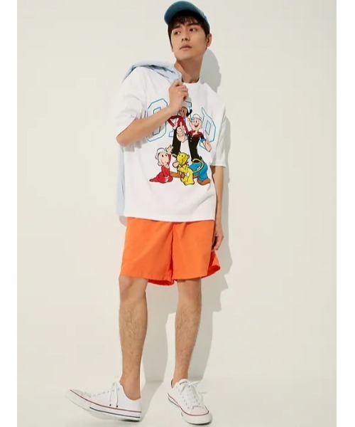 GAP（ギャップ）の「ポパイ(TM) グラフィック Tシャツ（Tシャツ/カットソー・メンズ・ホワイト/ネイビー/グレー/その他・S/M/L/XL/XS/XXS）」の2枚目の写真