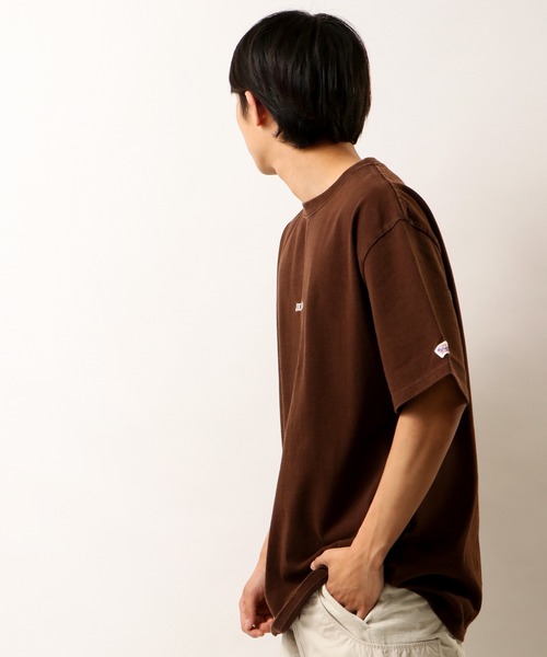 JEMORGAN(ジェーイーモーガン)の「JEMORGAN ヘビーウェイト天竺スノーウォッシュ加工ロゴ刺繍Tシャツ(Tシャツ/カットソー・メンズ・チャコールグレー/ブラウン/カーキ/ピンク/ナチュラル・M/L/XL)」の14枚目の写真