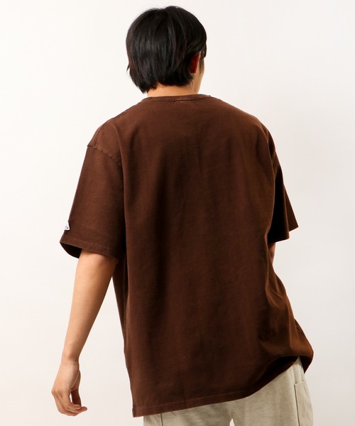 JEMORGAN(ジェーイーモーガン)の「JEMORGAN ヘビーウェイト天竺スノーウォッシュ加工ロゴ刺繍Tシャツ(Tシャツ/カットソー・メンズ・チャコールグレー/ブラウン/カーキ/ピンク/ナチュラル・M/L/XL)」の15枚目の写真