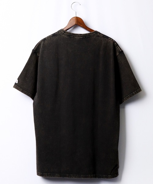 JEMORGAN(ジェーイーモーガン)の「JEMORGAN ヘビーウェイト天竺スノーウォッシュ加工ロゴ刺繍Tシャツ(Tシャツ/カットソー・メンズ・チャコールグレー/ブラウン/カーキ/ピンク/ナチュラル・M/L/XL)」の7枚目の写真