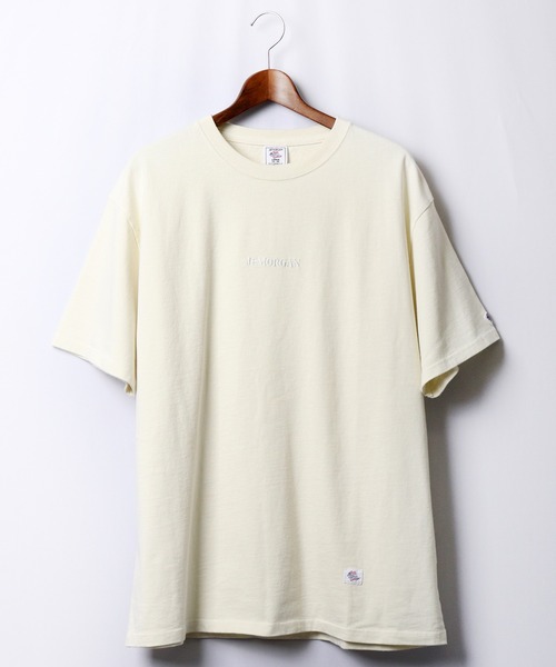 JEMORGAN(ジェーイーモーガン)の「JEMORGAN ヘビーウェイト天竺スノーウォッシュ加工ロゴ刺繍Tシャツ(Tシャツ/カットソー・メンズ・チャコールグレー/ブラウン/カーキ/ピンク/ナチュラル・M/L/XL)」の17枚目の写真