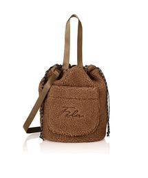 FILA | 【FILA/フィラ】筆記体刺繍 ボアフリース 巾着バッグ/ショルダーバッグ(ショルダーバッグ)