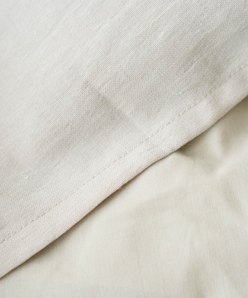 ROPE' PICNIC(ロペピクニック)の「リネンライクワンショルジャンパースカート(ジャンパースカート・レディース・ブラック/キャメル/ベージュ・38)」の17枚目の写真