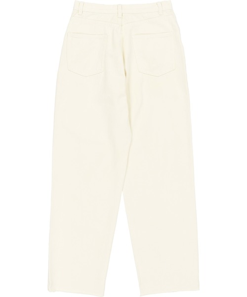 SPINNS（スピンズ）の「ツイル ストレートパンツ（その他パンツ・レディース・アイボリー・S/M）」の8枚目の写真