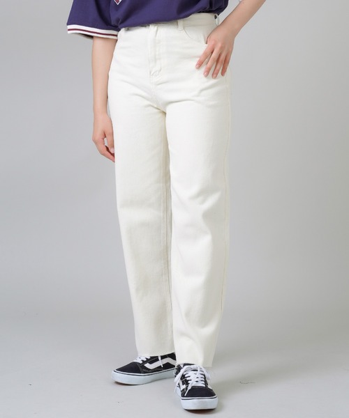 SPINNS（スピンズ）の「ツイル ストレートパンツ（その他パンツ・レディース・アイボリー・S/M）」の15枚目の写真