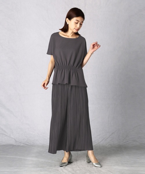 セール セットアイテム ワンピース プリーツパンツ ワンピース Comme Ca Mature コムサマチュア のファッション通販 Zozotown