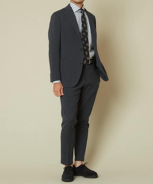 EYE. D WEARing（アイディウェアリング）の「HITOYOSHI Wネーム EYE. D WEARing　モダンストライプシャツ（シャツ/ブラウス・メンズ・グレー/ベージュ・2/4/3）」の15枚目の写真