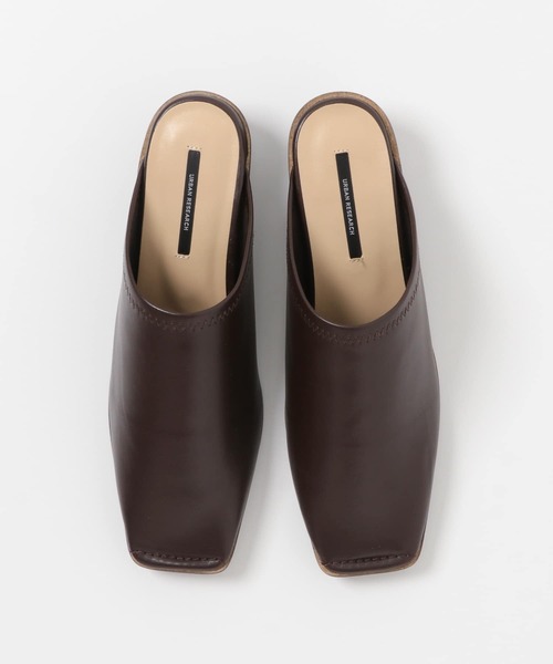 URBAN RESEARCH（アーバンリサーチ）の「ストレッチミュール（その他シューズ・レディース・ベージュ/ダークブラウン・37/38）」の4枚目の写真