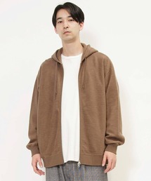 ブラッシュドパイルビッグジップフフードジャケット