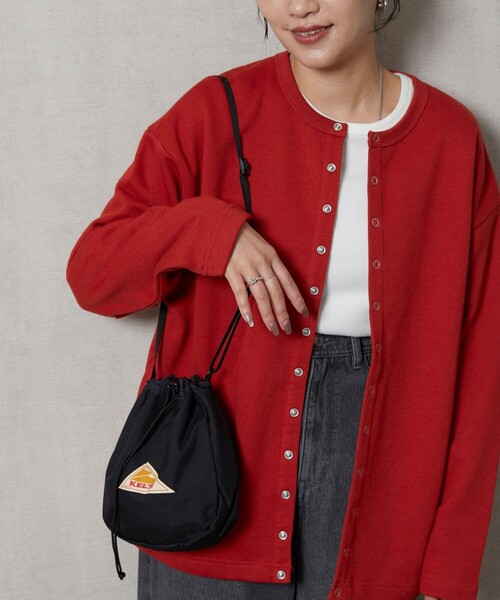 FREAK'S STORE(フリークスストア)の「【WEB限定】KELTY/ケルティ KINCHAKU SHOUDER/巾着ショルダーバッグ(ショルダーバッグ・レディース・ブラック/ベージュ/パープル/レッド/ブラウン系その他/キャメル/レオパード/その他9/その他15/ブルーグリーン/ナチュラル/オリーブ/ブラウン/イエロー・ONE SIZE)」の2枚目の写真