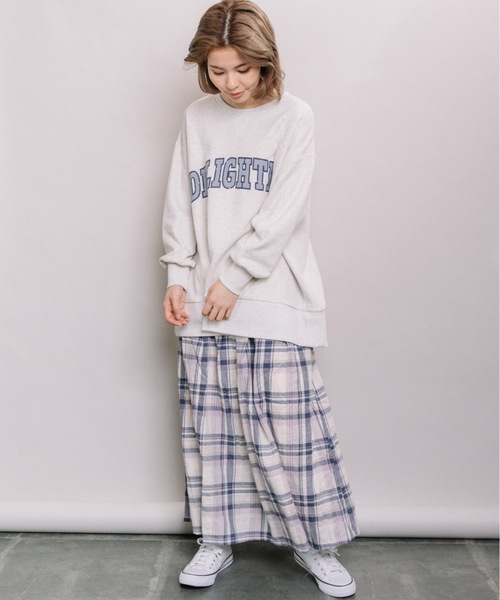 refinedworks（リファインドワークス）の「チェックギャザーSK（スカート・レディース・ネイビー/オフホワイト・MEDIUM）」の4枚目の写真